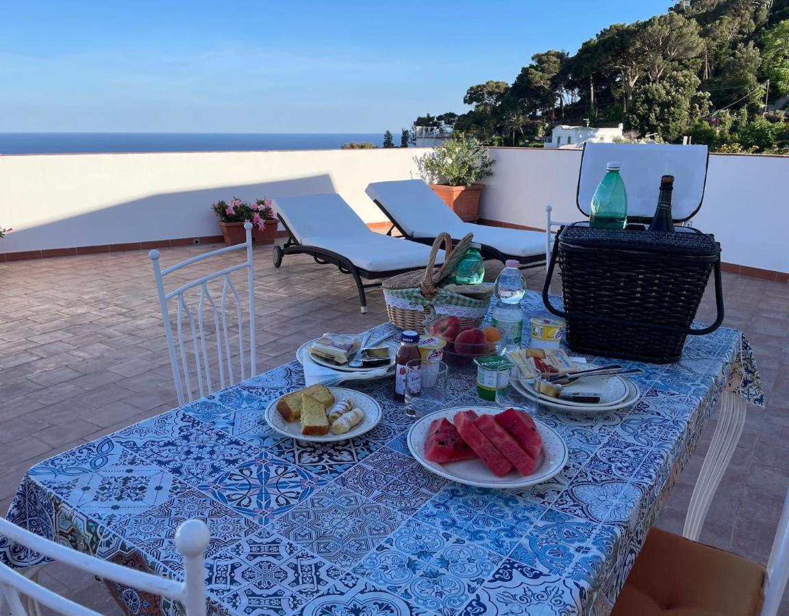 Tiberi Capri Lägenhet Exteriör bild